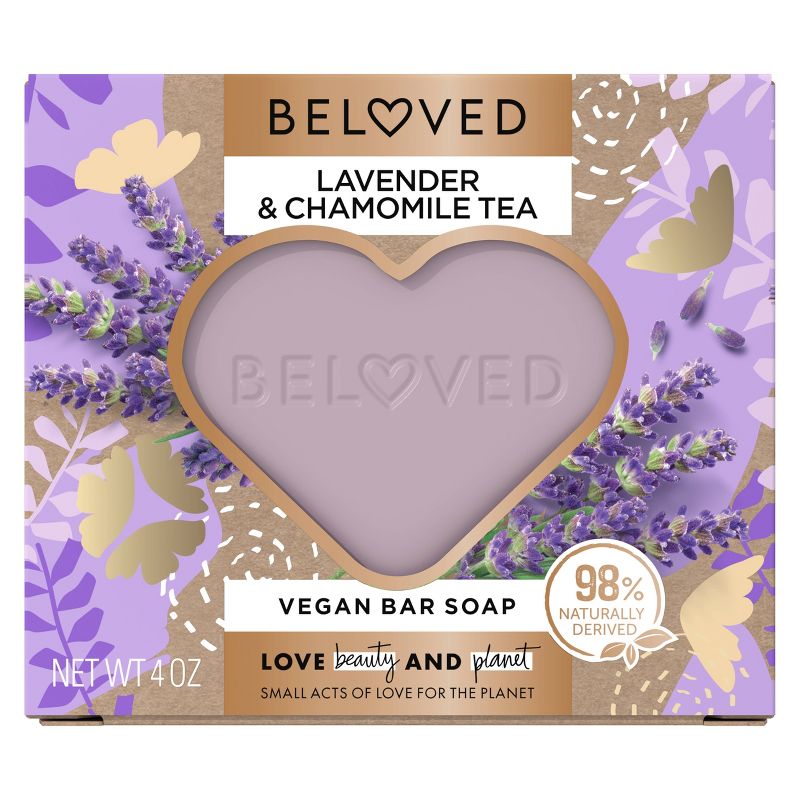 Beloved Lavender &#38; Chamomile Tea Vegan Bar Soap - 4oz, 3 of 6