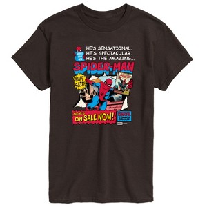 Men's - Marvel - Spider-Man He's Sensational Comic Short Sleeve Graphic T-Shirt - 1 of 3