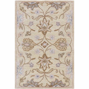 Hauteloom Conesus Hand Tufted Ivory 1109 Wool Rug - 1 of 4