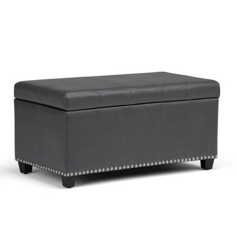 Wyndenhall elliot 36 inch deals wide traditional square table ottoman