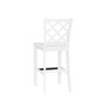 25.25" helby X-Back Farmhouse Counter Height Barstool White Finished Wood - Powell: olid Acacia & Rubberwood - 4 of 4
