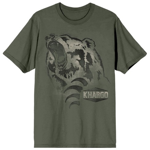 Khargo Bear Graphic Men’s Monterrey Sage Crew Neck Short Sleeve T-shirt - image 1 of 3