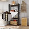 COZONY 4 Tier Bakers Rack, Heavy Duty Metal Frame Freestanding Microwave Stand for Kitchen Living Room Garage - 3 of 4