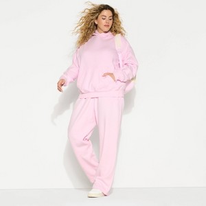 Women's Mid-Rise Slim Straight Sweatpants - Wild Fable™ - 1 of 3