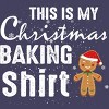 Women's Design By Humans Gingerbread Christmas Baking Shirt By shirtpublic Racerback Tank Top - 2 of 3