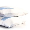 Deny Designs Standard April Lane Art Block Blue Monogram H Microfiber Printed Pillow Sham - 3 of 3