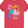 Boys' - Sesame Street - Zoe Short Sleeve Graphic T-Shirt - 2 of 4