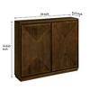 Lyngins Mid Century Modern V-shape Storage Cabinet, Fluted Sideboard Cabinet, Anti-Tip Design Buffet Cabinet/Kitchen Storage Cabinet for Living Room - 4 of 4