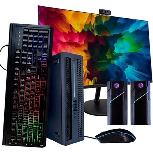 HP ProDesk 600G1 RGB Desktop | Intel i5 | 8GB DDR3 | 500GB SSD | Win 10 Home | 22in | RGB Mouse, Keyboard + Speakers (Manufacturer Refurbished) - 1 of 1