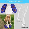 iMountek"Multifunctional Dog Water Fountain: Automatic Pet Dispenser with Step-on Activated Sprinkler"Blue - 3 of 4