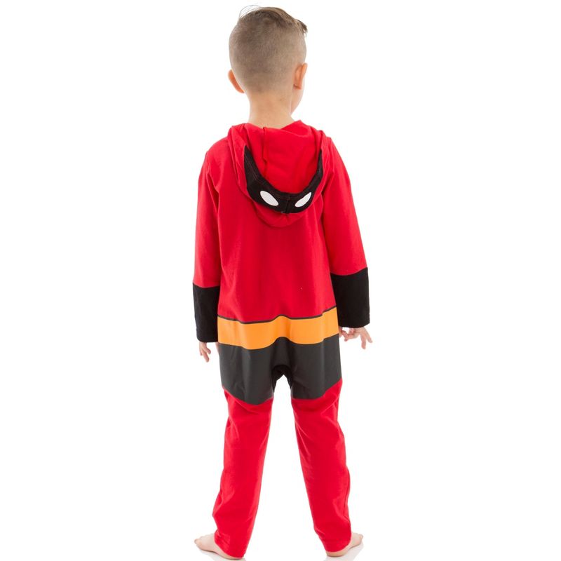 Disney Incredibles Mr. Incredible Zip Up Cosplay Coverall Newborn to Toddler , 5 of 8