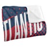 Florida Atlantic University Fan Zone Silky Touch Super Soft Throw Blanket 50x60 - 3 of 4