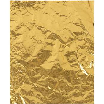 Juvale 200 Pack Gold Foil Candy Wrappers for Caramels Chocolates and Party Favors, 6 x 7.5 In
