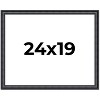 PosterPalooza | Linear Black Picture Frame - UV Acrylic, Backing Board, Hanging Hardware Included - 2 of 4