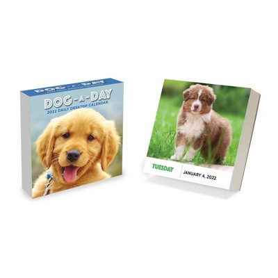 2022 Desktop Daily Calendar Dog A Day - The Time Factory