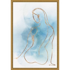 Amanti Art Figurative II (Woman) by Isabelle Z Canvas Wall Art Print Framed 16 x 23-in. - 1 of 4