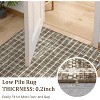 Geometric Area Rug - Non-Slip Washable Low-Pile Indoor Carpet for Living Room Bedroom Nursery Kitchen Dining Room - 4 of 4