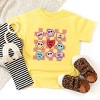 The Juniper Shop Candy Heart Smile Solid Toddler Short Sleeve Tee - 2 of 3