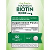 Nature's Truth Biotin 10000mcg | 120 Fast Dissolve Tablets | Natural Berry Flavor - 2 of 4