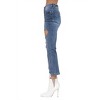 Women's Dacia Embellished Heart Cut Out Denim Ankle Jeans - Blue B - 2 of 4