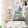 Rocking Chair Nursery Teddy Baby Nursery Rocking Chairs Glider Chair with Armrests & Upholstered Pad - 3 of 4
