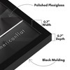 Americanflat 14x18 Picture Frame with Polished Plexiglass, Streamline Collection, Thin Border Picture Frame for Wall Display, , Black - 3 of 4
