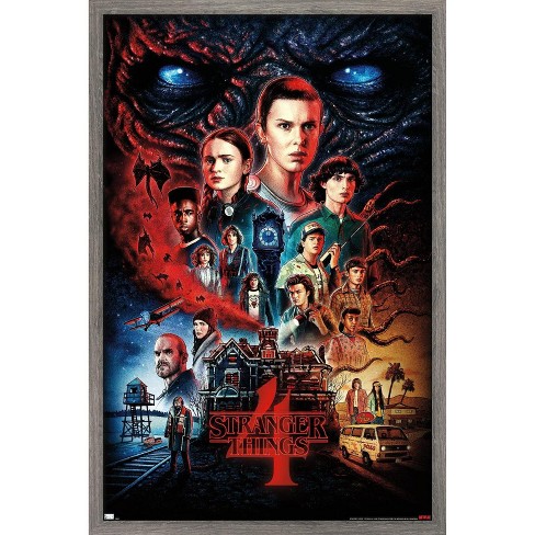 Trends International Netflix Stranger Things: Season 2 - One Sheet Framed  Wall Poster Prints : Target