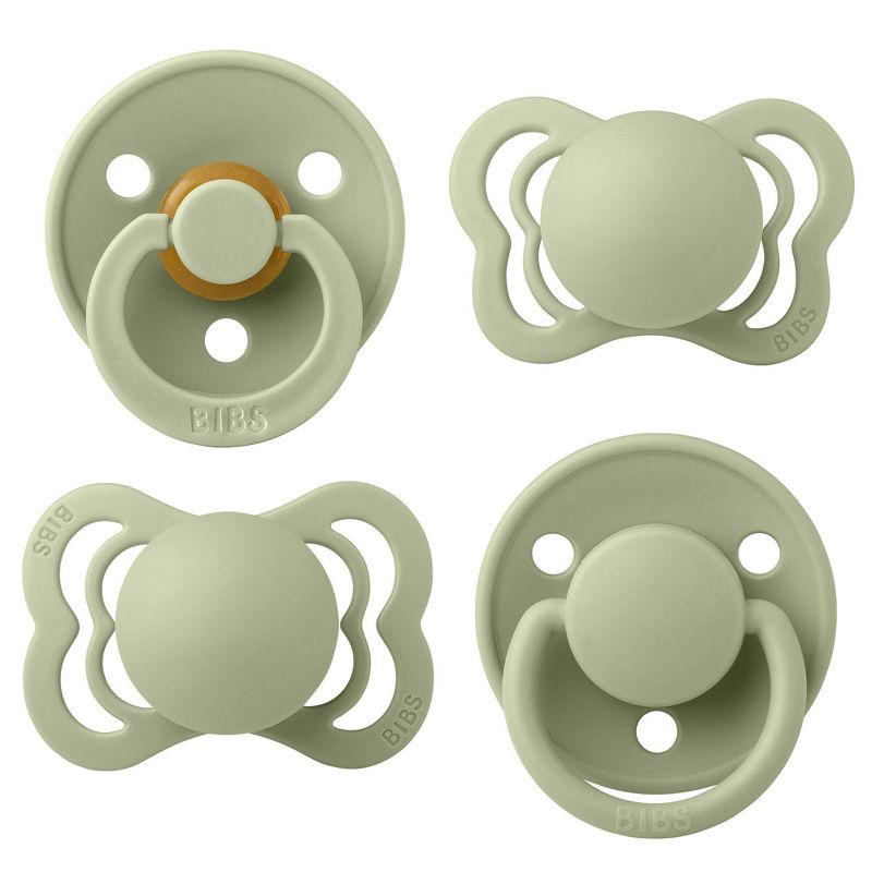 Bibs Try-It Silicone & Latex Pacifier Collection - 4pk, 4 of 19