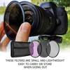 Vivitar 72mm 3 Piece Multi Coated HD Filter Kit (UV, CPL, FLD) for NIkon NIkkor 24-85mm f/3.5-4.5G 24mm f1.8G 58 f1.4G Lenses - 3 of 4