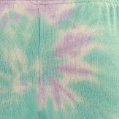 tie dye aqua lilac white