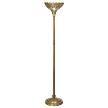 River of Goods 63.5" Zionne Punched Metal Uplight Floor Lamp