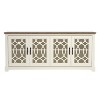 Galano Raccon 68.2 in. Wide TV Stand Fits TV's up to 75 in. in Ivory with Knotty Oak, Black with Knotty Oak - 2 of 4