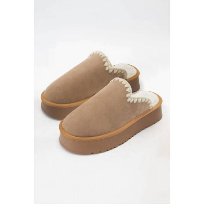 Women's Wo's Crochet Slippers - CCOCCI