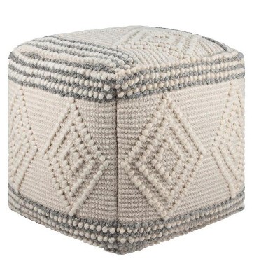 Mark & Day Prellenkirchen 18"H x 18"W x 18"D Modern Pouf