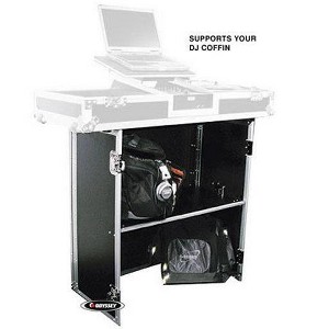 Odyssey FZF3336 Flight Zone 33 x 36 x 18.5 Deluxe Foldout DJ Stand for Coffins - 1 of 1