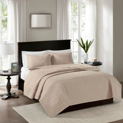Elegant Reversible Quilt Set, Classic Stitch Pattern Rich Depth and Texture Bedding Set, All Season Home Textile fits Lux Bedroom Decor