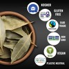 5Senses Whole Bay Leaves from Western Ghats | Lyrical Leaf | Single Origin, Non-GMO, Kosher, 100% Natural (1.75oz/ 50g) Resealable bag - 4 of 4