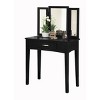 Brassex Leilani Vanity Table Set - image 3 of 4