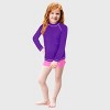 City Threads Girls UPF 50+ Long Sleeve Rashguard - USA-Made - 2 of 4