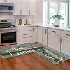 Boho Kitchen Rug Sets 2 Pieces, Washable Kitchen Mats for Floor, Non Slip Soft Kitchen Area Rug Floor Mat for Kitchen, Laundry Room and Hallway - 2 of 4