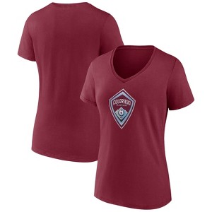 MLS Colorado Rapids Women's V-Neck Top Ranking T-Shirt - 1 of 3