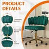 MOONMISS Velvet Home Office Desk Chair, Wheels Swivel Height Adjustable Swivel Task Chair for Home Office - 3 of 4