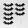 30ct Halloween Decor Kit Bats - Hyde and EEK! Boutique™: Wall Decals, 18+ - 2 of 3