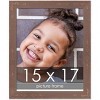 PosterPalooza | Shabby Chic Brown Picture Frame - UV Acrylic, Foam Board Backing, Hanging Hardware - 2 of 4