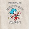 Boys' - The Cat in the Hat - Christmas Morning Crew Thing 1 Graphic Long Sleeve Fleece Sweatshirt - 2 of 4