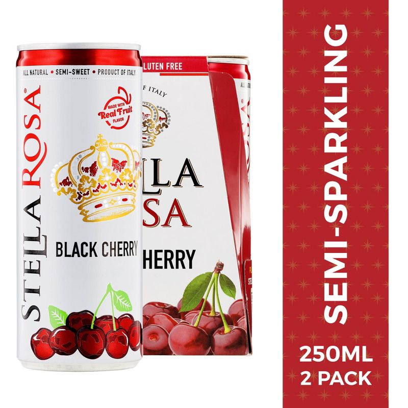 Stella Rosa Black Cherry Red Wine - 2pk/ 250 mL, 3 of 12