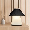 JONATHAN Y Enzo 11.63" Modern Contemporary Plant-Based PLA 3D Printed Dimmable Table Lamp: UL Listed, Pyramid Shade - 3 of 4