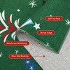Christmas Area Rug Washable Indoor Decorative Carpet Non Slip Low Pile Xmas Tree Pattern Rug for Living Room Bedroom - 3 of 4