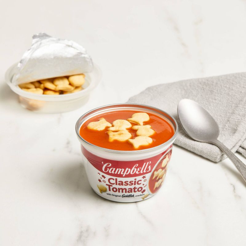 Campbell&#39;s Tomato Soup with Goldfish Crackers - 7.35oz, 2 of 13