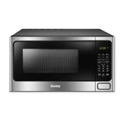 Danby 0.9 cu. ft. Countertop Microwave in Stainless Steel - DBMW0924BBS